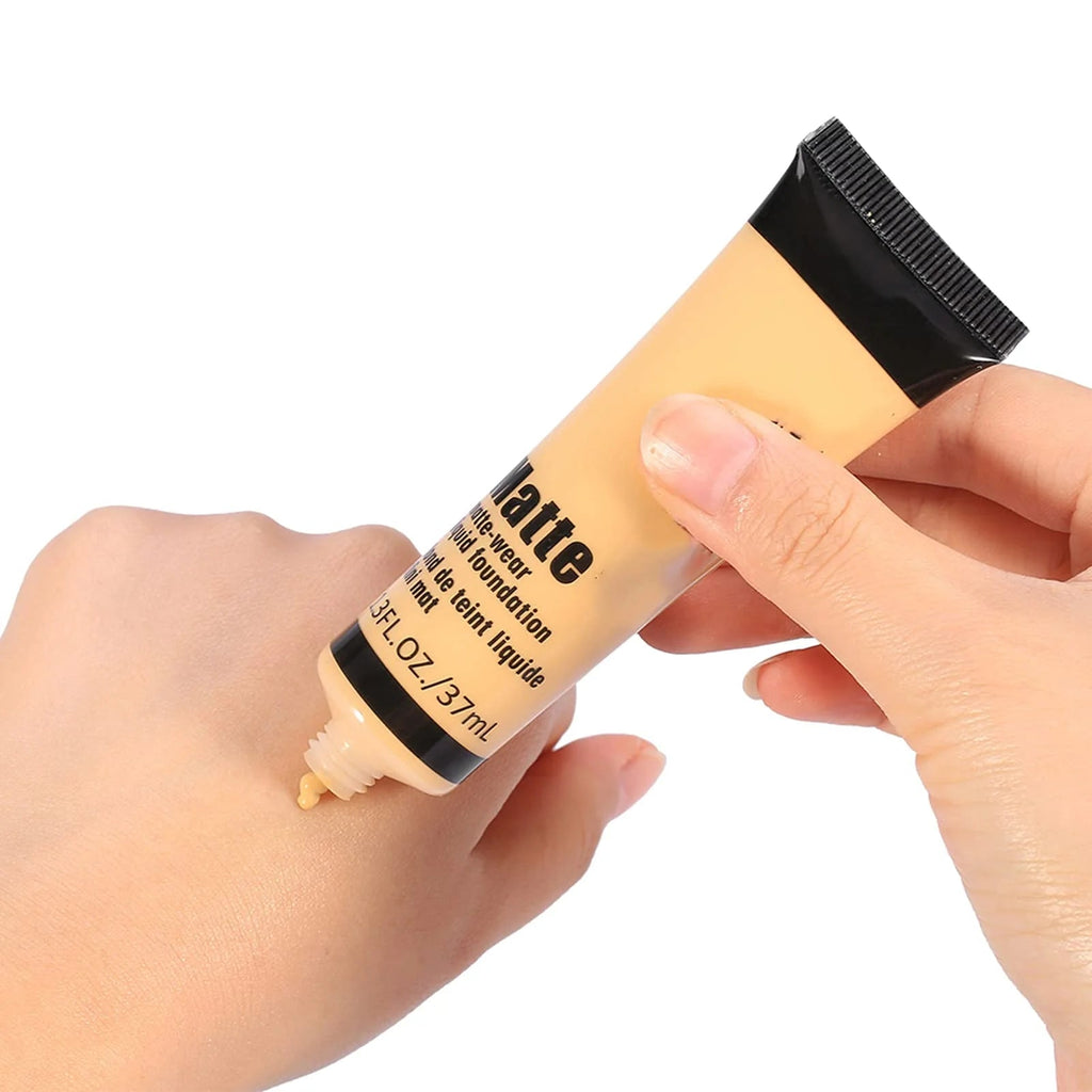 Bronze Beauty Liquid Foundation, Moisturizing Concealer Liquid Foundation Makeup Oil Control Face Foundation for Dark Skin cart saudia