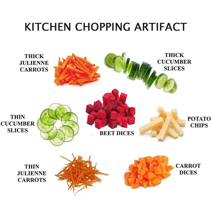 All in One Vegetable Slicer – قطاعة خضار شاملة Cart Saudia