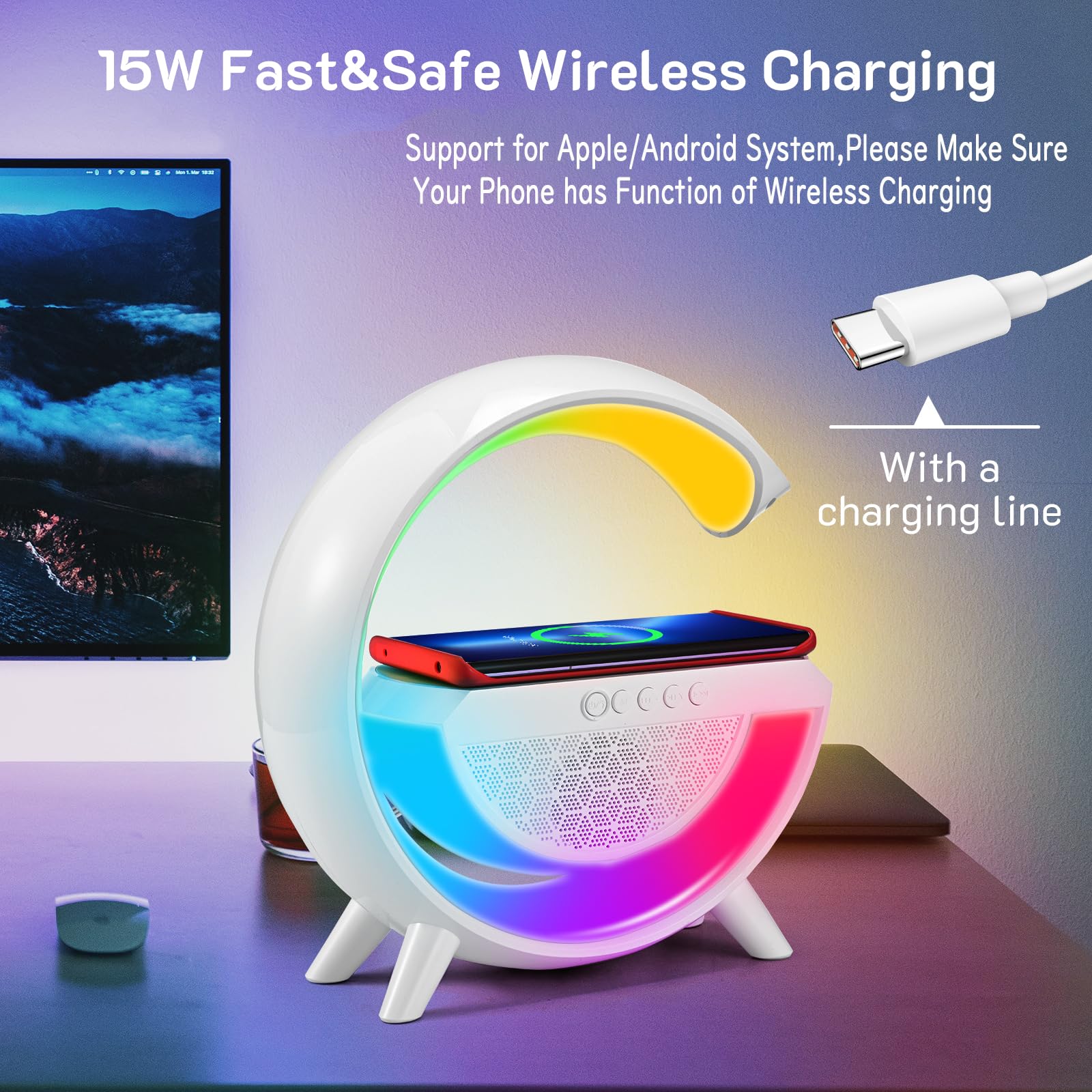 Wireless G Lamp with Triple Functions – مصباح G اللاسلكي بوظائف ثلاثية