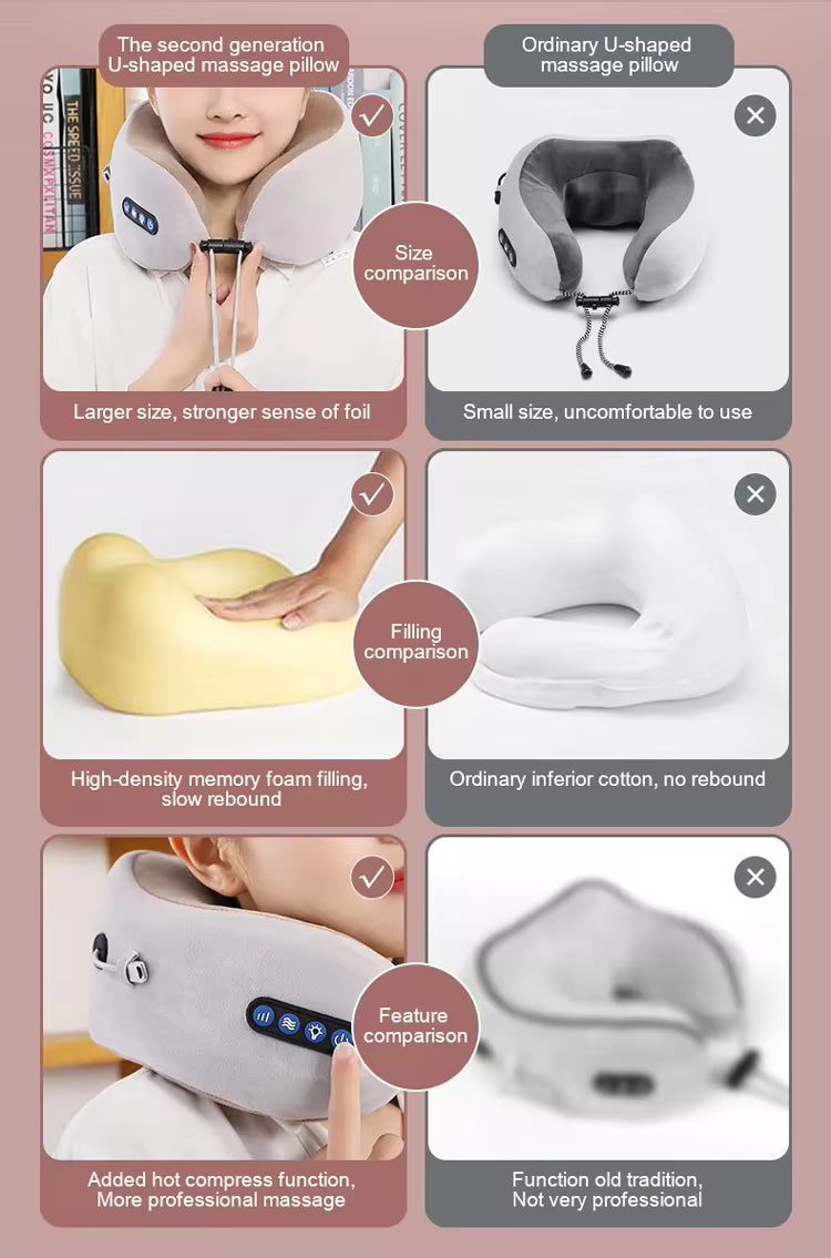 U Shaped Massage Pillow