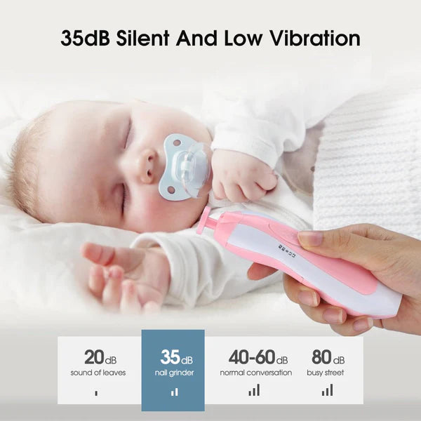 Electric Baby Nail File  ماكينة قص أظافر كهربائية آمنة للأطفال