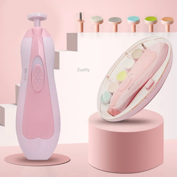 Electric Baby Nail File  ماكينة قص أظافر كهربائية آمنة للأطفال