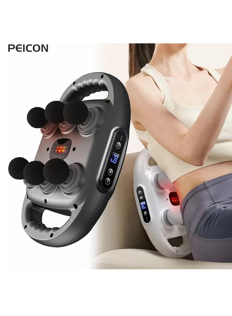 Jopters Fascia Gun 6 Heads Massage Gun Muscle Relaxation Electric Massager