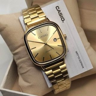 Casio Watch Gold + Gold – كاسيو ووتش ذهبي + ذهبي Cart Saudia