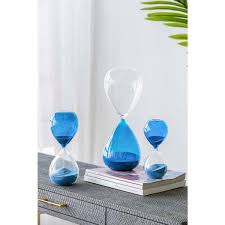 Blue Hourglass decor - ديكور الساعة الرملية الزرقاء
