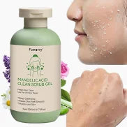 Gentle Mandelic Acid Body Scrub & Facial Exfoliator - Skin Smoothing Gel with Natural Exfoliants for Dry, Sensitive, Acne-Prone Skin Non-Irritating Formula cart saudia